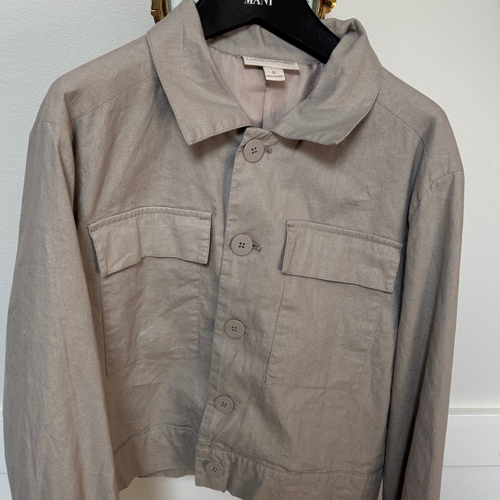 Catherine Malandrino Soft Mauve Lightweight Jacket